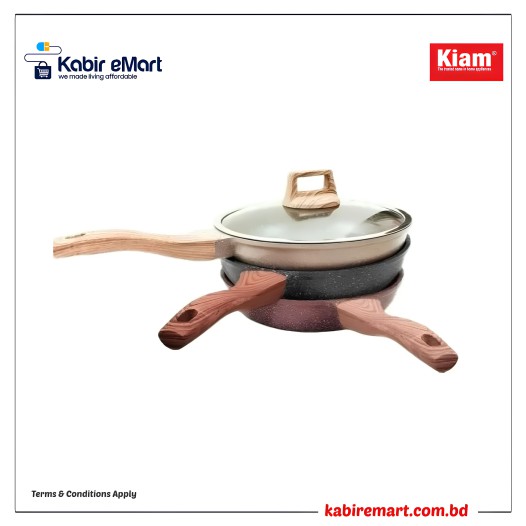 Kiam Die-Casting Straight Frypan GL- 28Cm