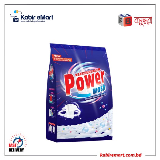 Bashundhara Power Wash Synth Detergent Powder 500g