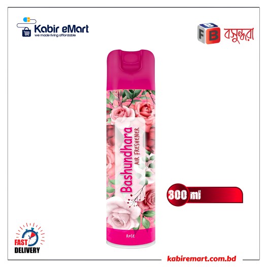 Bashundhara Air Freshner Rose 300ml