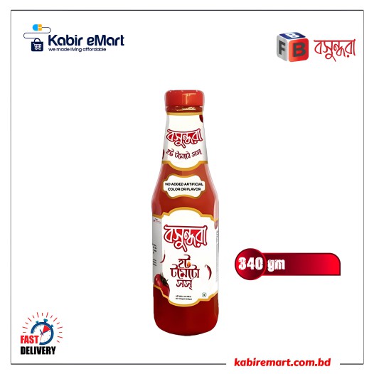 Bashundhara Hot Tomato Sauce 340g