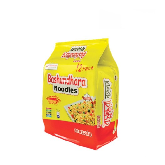 Bashundhara Instant Noodles Masala 12 pcs 744 gm