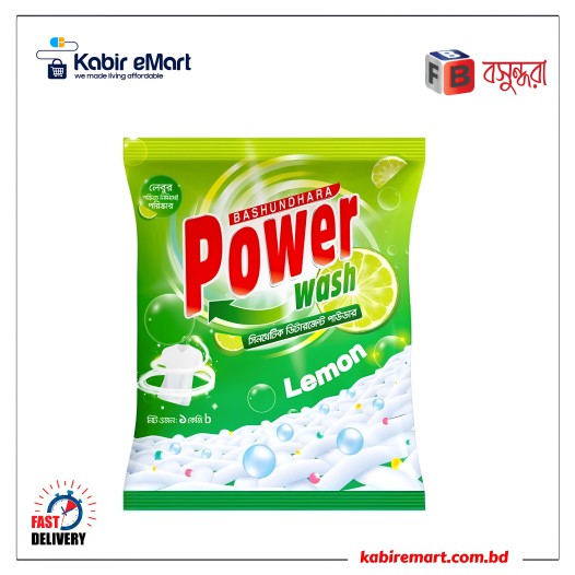 Bashundhara Pow Wash Synth Det Pow Lem 1kg