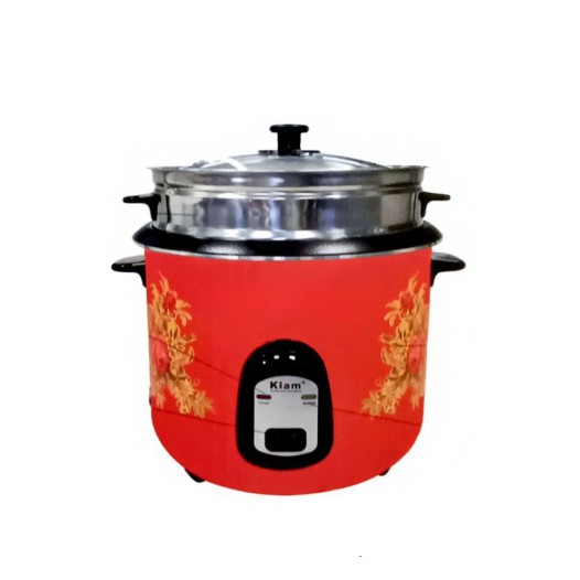 Kiam SFB-5704 2.8 liter Stainless Steel + Non-Stick Double Pot Rice Cooker