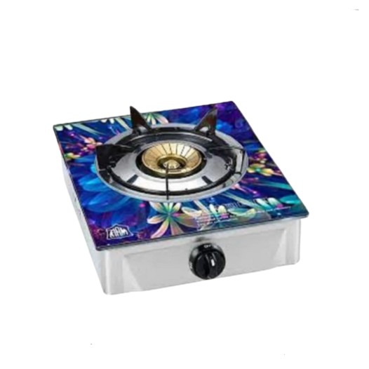 Kiam Gas Stove with Glass-Single Barner -G-52 LPG