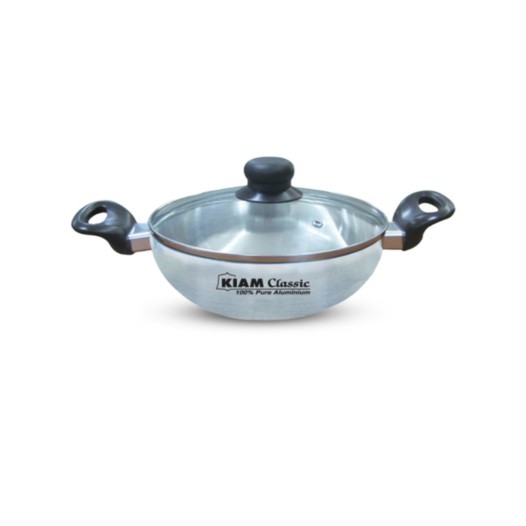 Kiam Alu Karai with Glass Lid - 24cm