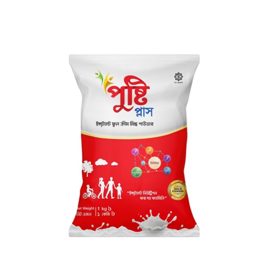 Pusti Plus Instant Full Cream Milk Powder 1kg