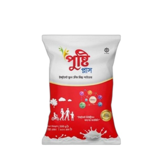 Pusti Plus Instant Full Cream Milk Powder 500g