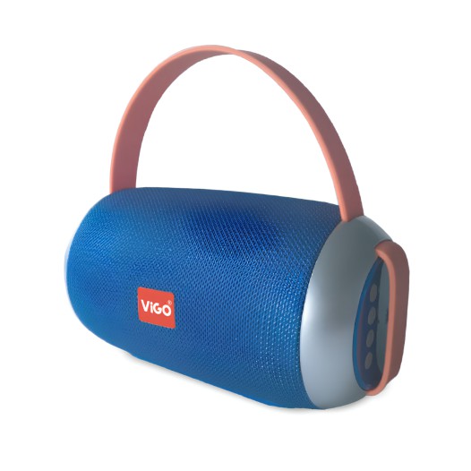 Bluetooth Speaker-02-Blue Vigo Bluetooth Speaker