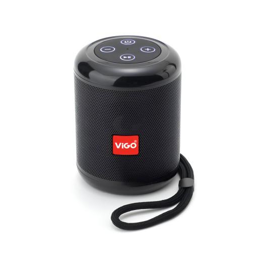 Bluetooth Speaker-01-Black Vigo Bluetooth Speaker