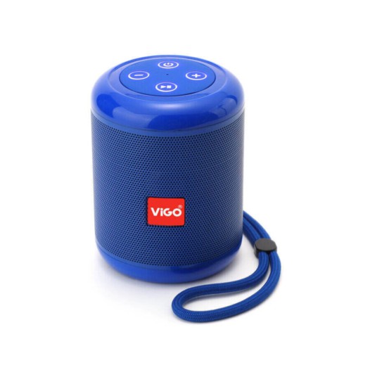 Bluetooth Speaker-01-Blue Vigo Bluetooth Speaker