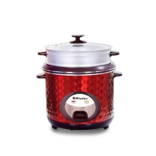 Miyako 1.8L Electric Rice Cooker (ASL-1180-KND-Red)