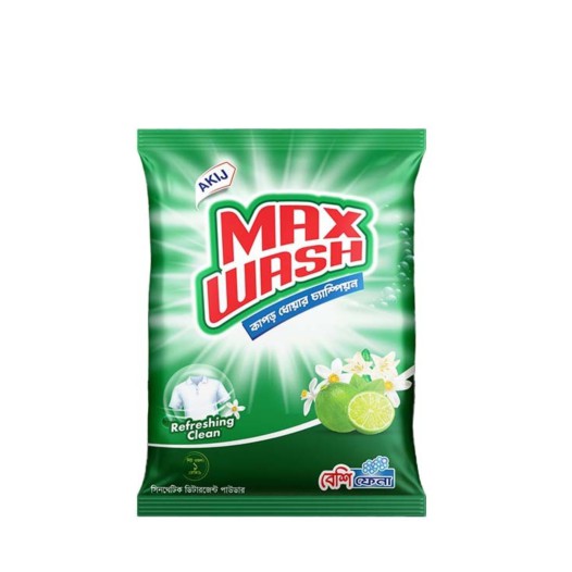 Akij Max Wash Detergent Powder, 1KG