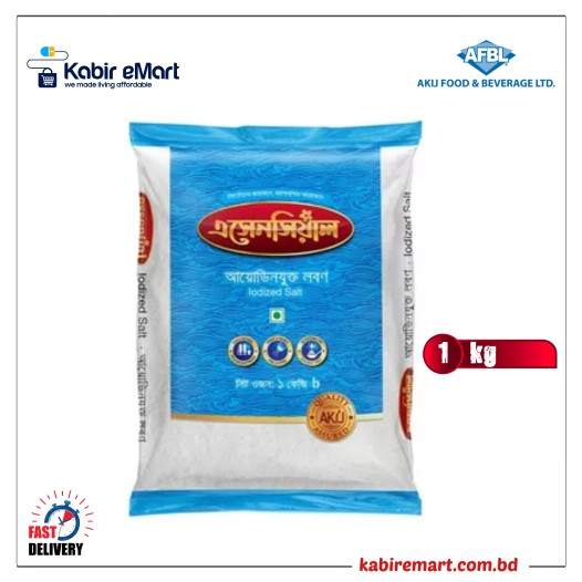 Akij Essential Iodized Salt 1 kg