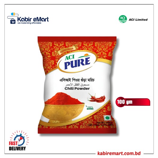 ACI Pure Chilli (Morich) Powder 100gm