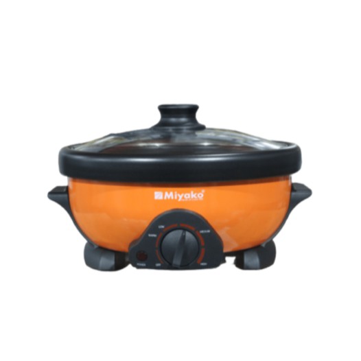 Miyako 4L Full Automatic Curry Cooker (MC-350D) - Orange and Black