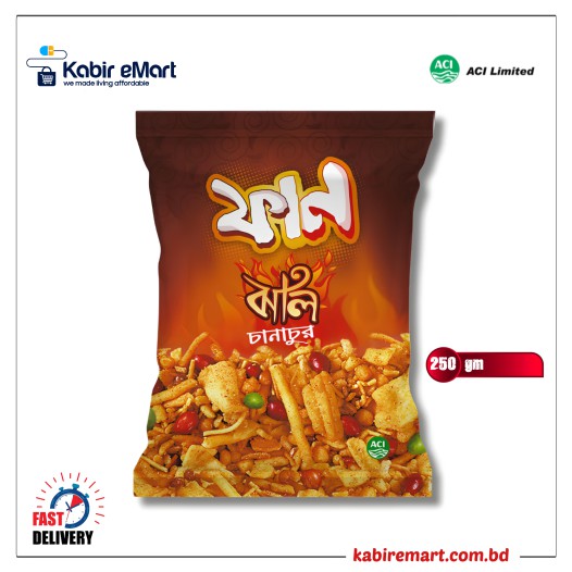 Aci Fun Chanachur Hot & Spicy 250g Tk 80