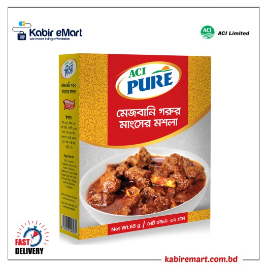 ACI Pure Mejbani Beef Masala 65gm