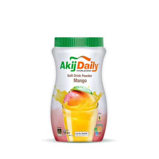 Akij Daily Soft Powder Drink (Mango) 750 gm