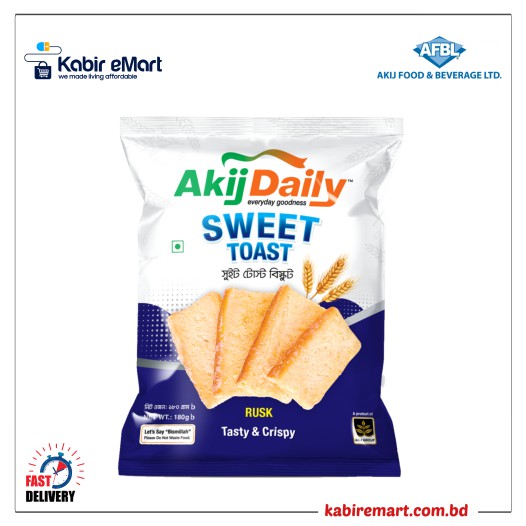 Akij Daily Sweet Toast - 180 gm