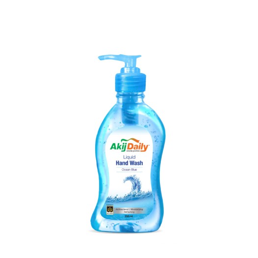 Akij Daily Liquid Hand Wash Ocean Blue - 250ml