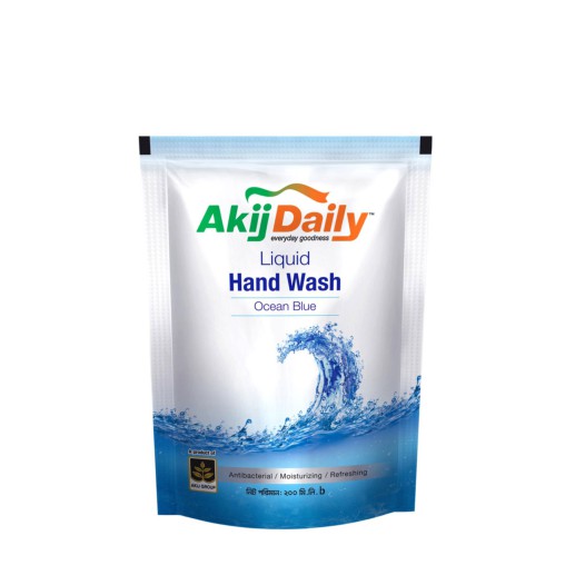 Akij Daily Liquid Hand Wash Refil Ocean Blue - 200ml