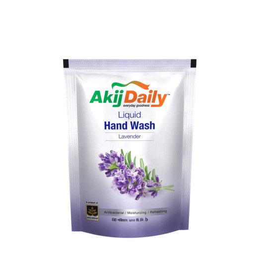 Akij Daily Liquid Hand Wash Refil Lavender - 200ml