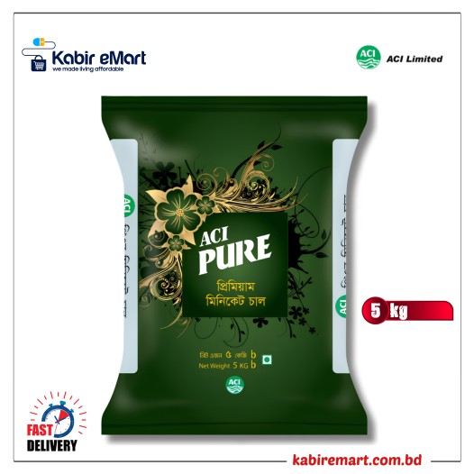 ACI Pure Miniket (Jirashail) Rice 5Kg