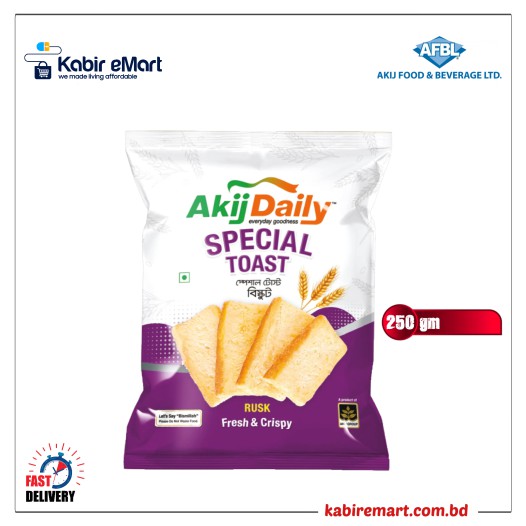 Akij Daily Special Toast - 250 gm