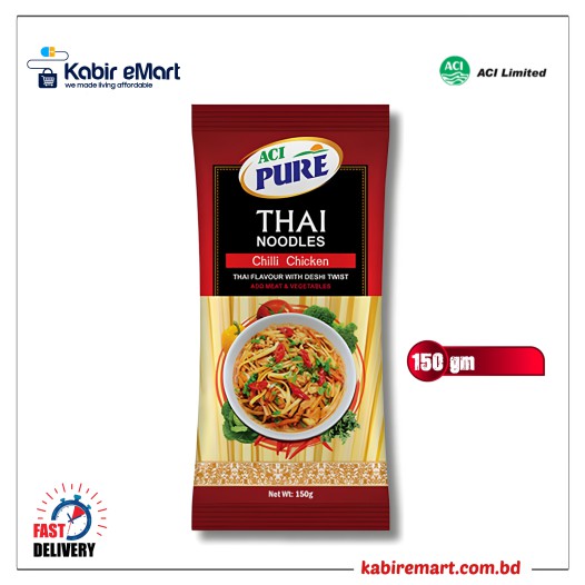 ACI Pure Thai Noodles Chilli Chicken 150gm