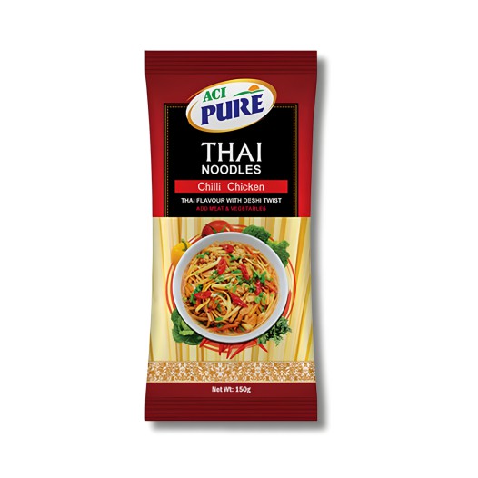 ACI Pure Thai Noodles Chilli Chicken 150gm