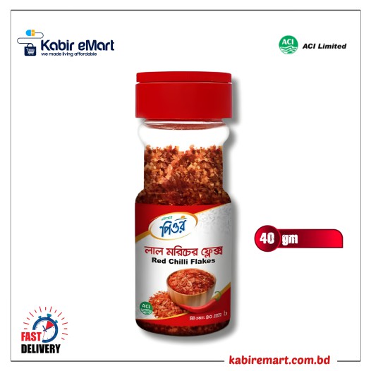 ACI Pure Red Chilli Flakes 40gm