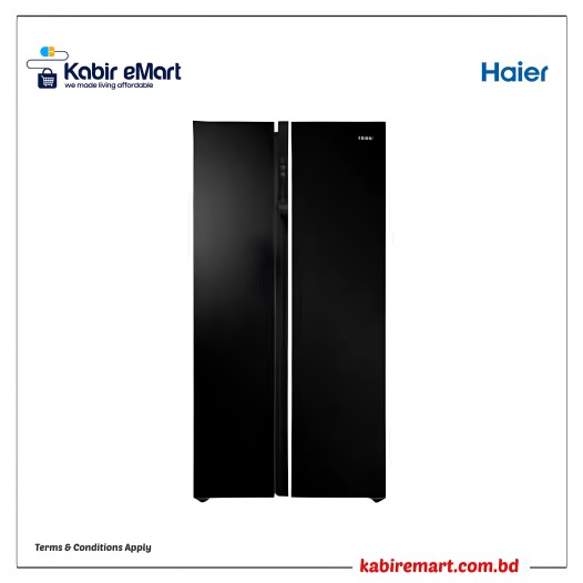 Haier HRF-622IBG 600L Side-by-Side No Frost Refrigerator