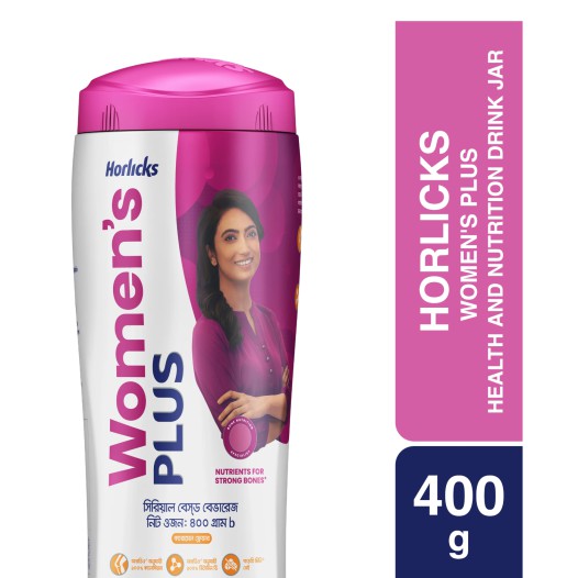 Women's PLUS Horlicks Health and Nutrition Drink Jar 400g