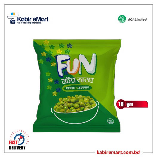 ACI Fun Fried Peas - 18 gm-12Pack (Combo)