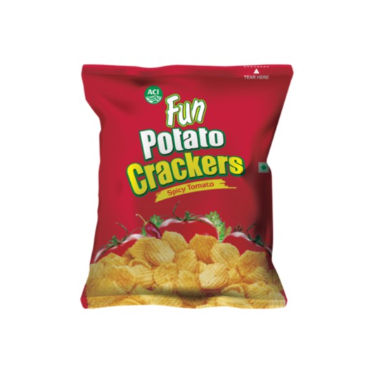 FUN Potato Crackers (Spicy Tomato- Red) 12 Packs