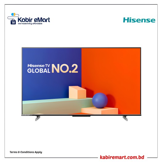 Hisense 55 Inch Bezelless Dolby Vision 4K UHD Smart LED Voice Control Google DTS TV