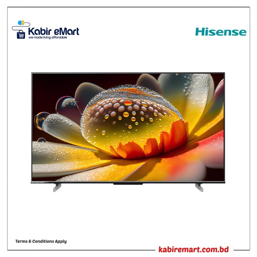 Hisense 75 Inch Bezelless Dolby Vision 4K UHD Smart LED Voice Control Google DTS TV