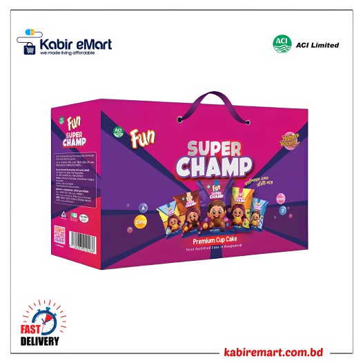 Fun Super Champ Gift Box Assorted Premium Cup Cake 294g