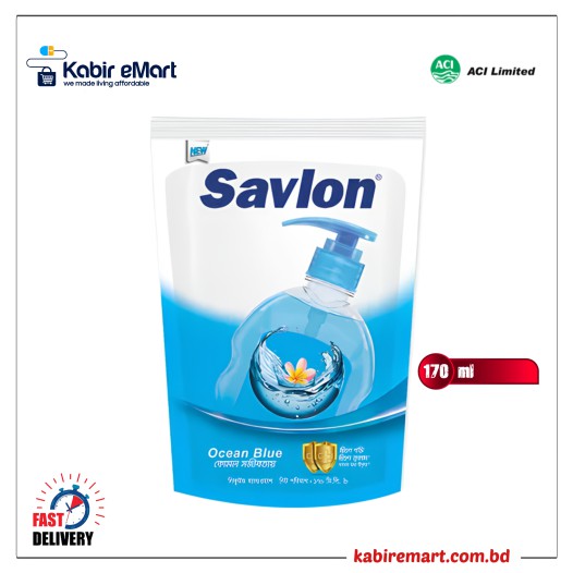 ACI Savlon Ocean Blue Antiseptic Handwash Refill 170 ml