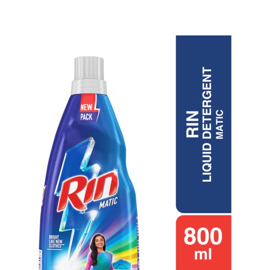 Rin Liquid Detergent Matic 800ml