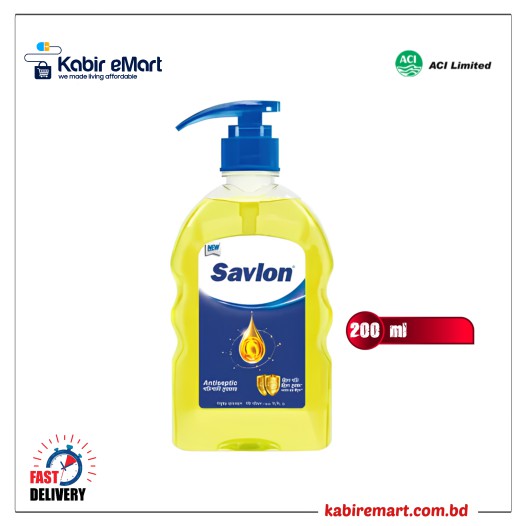 ACI Savlon Active Antiseptic Handwash Bottle 200 ml