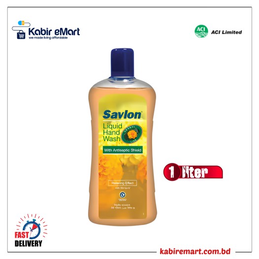 ACI Savlon Herbal Marigold Handwash 1 ltr