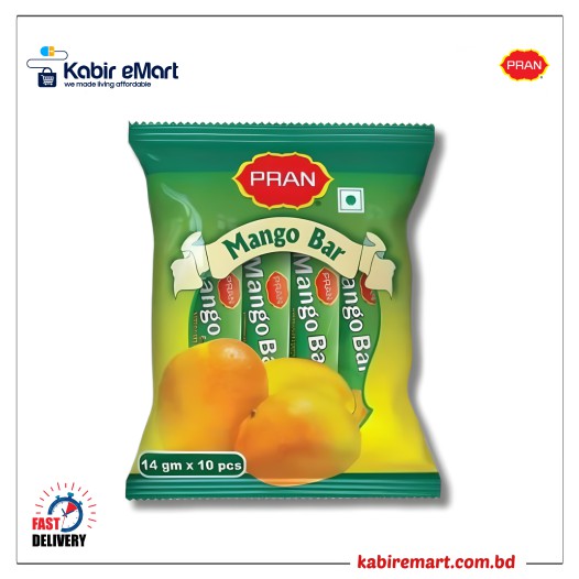 Pran Mango Bar 14gm 10 pcs 140gm