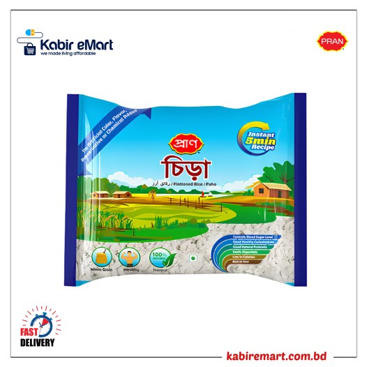 Pran Flattened Rice (Chira) 500gm