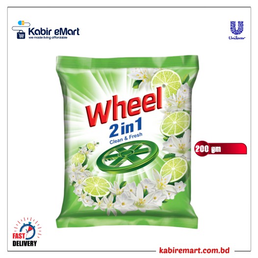 Wheel Washing Powder 2in1 Clean & Fresh 200g