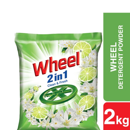 Wheel Washing Powder 2in1 Clean & Fresh 2Kg