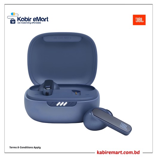 JBL Live Pro 2 Wireless Earbud - Blue