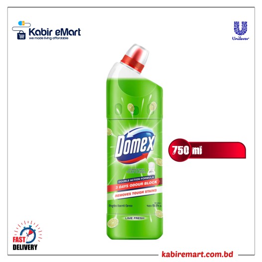 Domex Toilet Cleaning Liquid Lime Fresh 750ml Get a Container Free