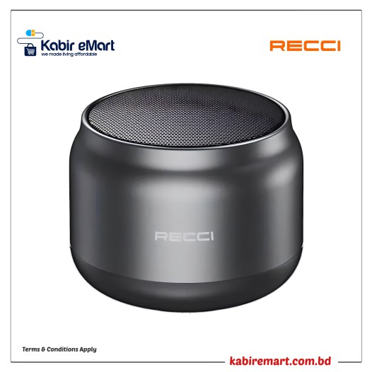 RECCI RSK-W13 Wireless Bluetooth Speaker - Gray