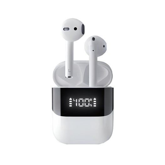 UIiSii GM20 PRO Earbud with Digital Charging Case - White